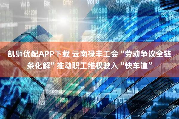 凯狮优配APP下载 云南禄丰工会“劳动争议全链条化解”推动职工维权驶入“快车道”
